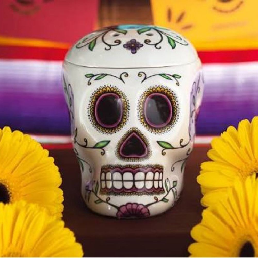 Scentsy Calavera Sugar Skull Día De Los Muertos Full Size Warmer Retired - Picture 11 of 13